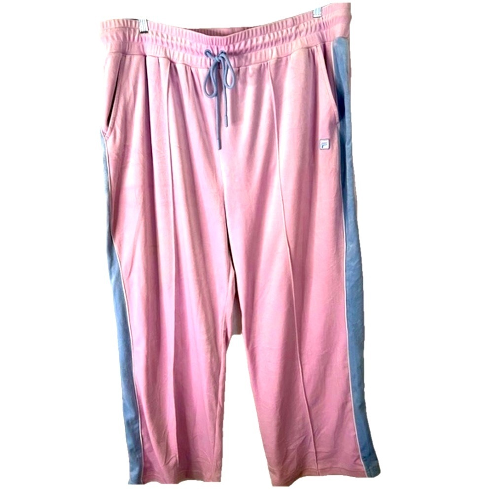 Fila Valery Track Pant, Size 2&3X, Vular Elastic DrawString W 40”, L54”, pockets
